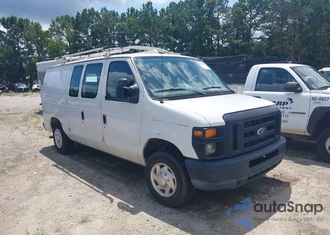 2012 Ford E-150 Commercial из США, поврежденный, VIN 1FTNE1EW0CDA09207